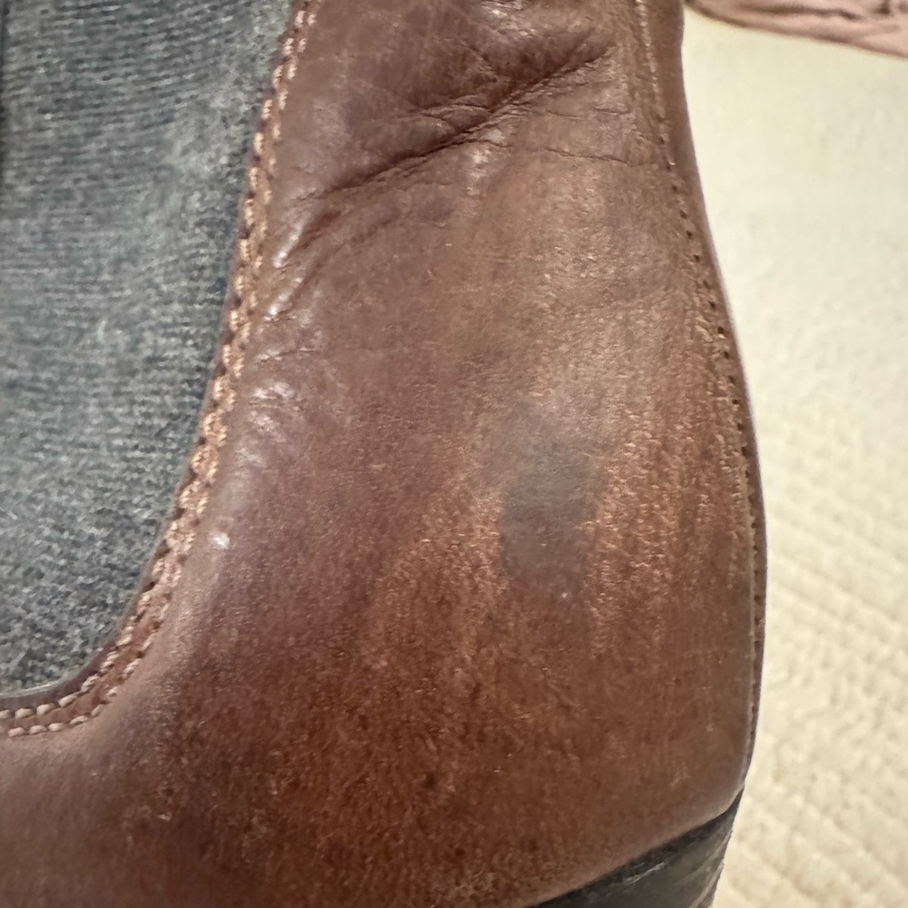 Brunello Cucinelli Dark Brown Leather Chelsea Boots - Picture 13 of 16